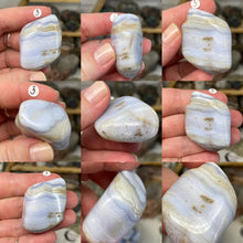 Load image into Gallery viewer, Blue Lace Agate X-Large Tumbles
