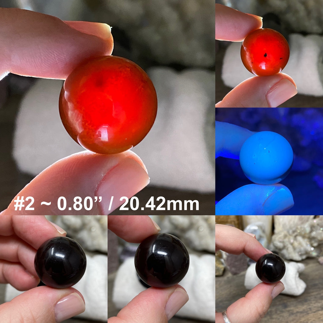 Amber 18-20mm Spheres