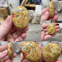 Load image into Gallery viewer, Crazy Lace Agate Pillow Palm Stones
