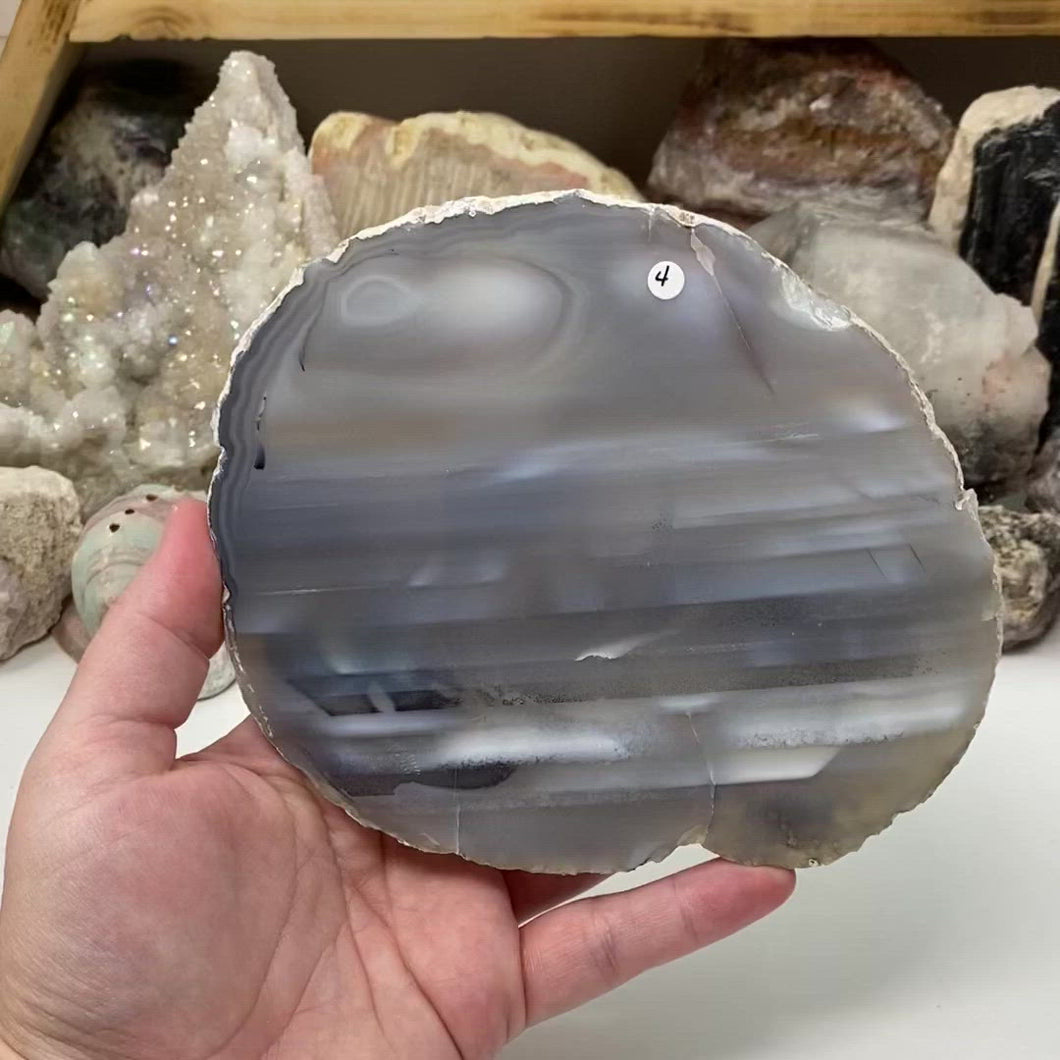 Natural Large Agate Slice #04