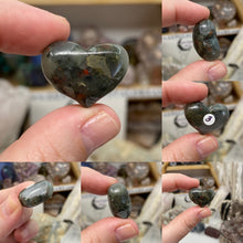 Load image into Gallery viewer, African Bloodstone Cartoon 1&quot; Hearts
