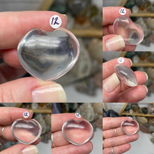 Load image into Gallery viewer, Clear Quartz 1&quot; Hearts
