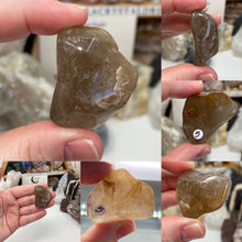 Cargar imagen en el visor de la galería, Amphibole Included Quartz Large Rough Tumbles
