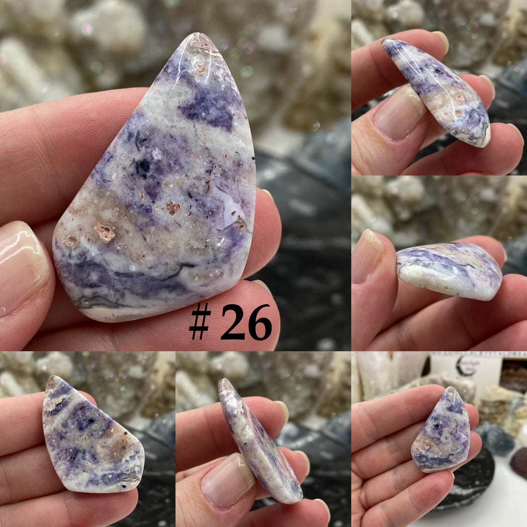 Morado Opal / Violet Flame Opal Cabochon/Cabs