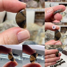 Carica l&#39;immagine nel visualizzatore di Gallery, Andalusite / Chiastolite X-Small Cabochons
