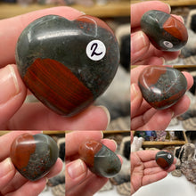 Load image into Gallery viewer, African Bloodstone 35mm Hearts
