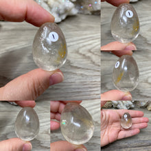 将图像加载到图库查看器中，Smoky Quartz Small Eggs
