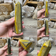 Load image into Gallery viewer, Bumblebee Jasper Obelisk Towers
