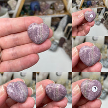 Load image into Gallery viewer, Lepidolite 1&quot; Hearts
