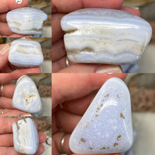 Load image into Gallery viewer, Blue Lace Agate X-Large Tumbles
