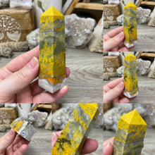 Load image into Gallery viewer, Bumblebee Jasper Obelisk Towers
