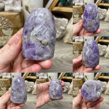 将图像加载到图库查看器中，Chevron Amethyst Small Polished Freeforms
