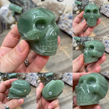 Load image into Gallery viewer, Green Aventurine 2&quot; Skulls
