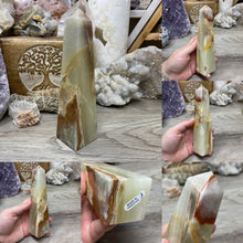 Carica l&#39;immagine nel visualizzatore di Gallery, Green Onyx 6&quot; Obelisk Towers
