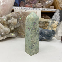 Load image into Gallery viewer, Ruby and Kyanite in Fuchsite Tower #06
