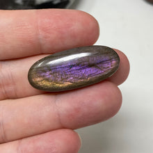 将图像加载到图库查看器中，Purple Labradorite Cabochon #31 * High Quality
