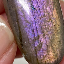 将图像加载到图库查看器中，Purple Labradorite Cabochon #31 * High Quality
