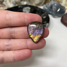 将图像加载到图库查看器中，Purple Labradorite Cabochon #36 * High Quality
