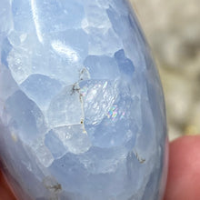 Load image into Gallery viewer, Blue Calcite Palm Stone #12
