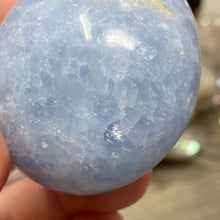 Load image into Gallery viewer, Blue Calcite Palm Stone #23
