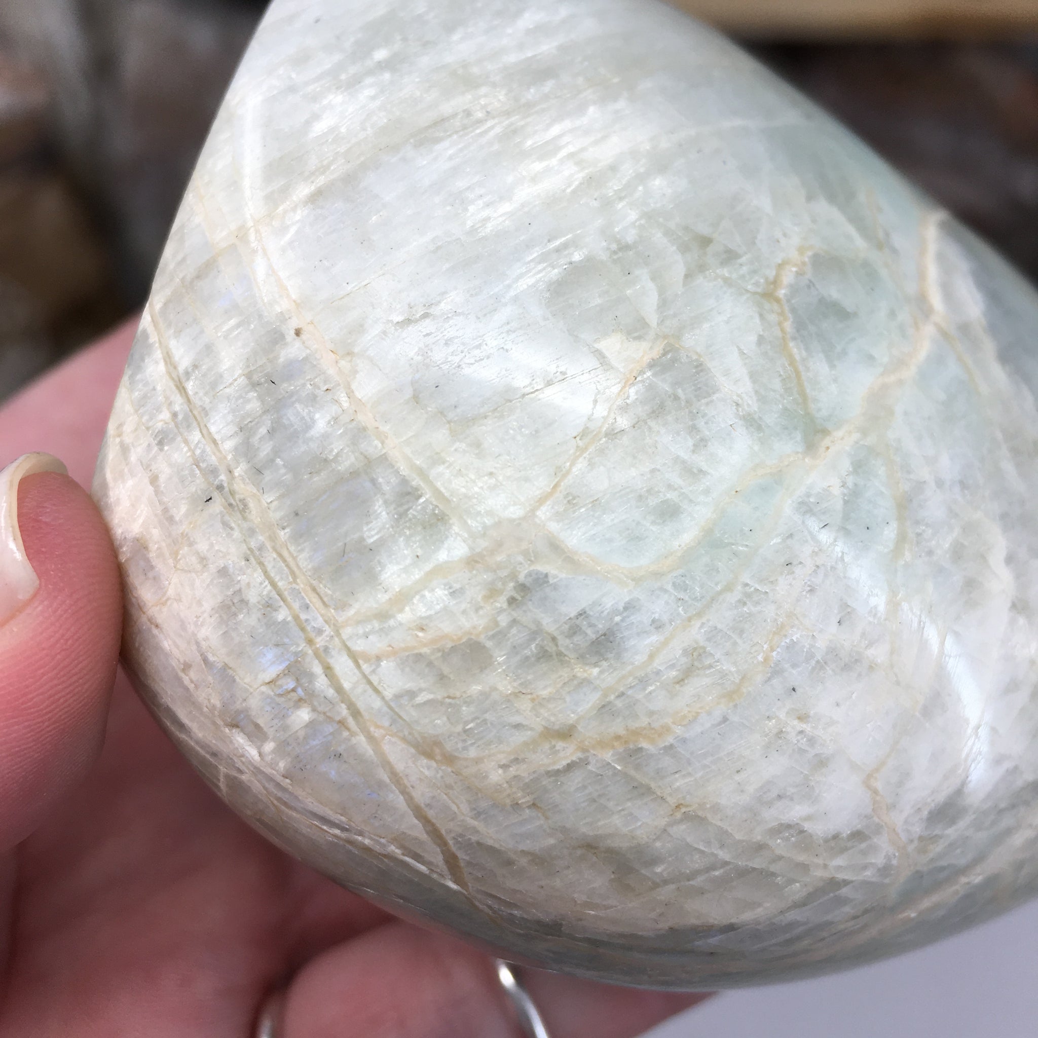 Garnierite Freeform #03 – Lunula Crystal Dreams