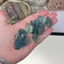 Load image into Gallery viewer, Green / Blue Fluorite Small Rough
