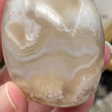 将图像加载到图库查看器中，Flower Agate Palm Stone #27
