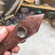 Load image into Gallery viewer, Strawberry Quartz Pipe
