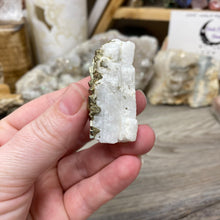 Cargar imagen en el visor de la galería, Cubic Pyrite on Calcite #02
