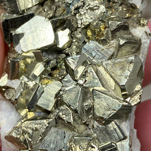 Carica l&#39;immagine nel visualizzatore di Gallery, Cubic Pyrite on Calcite #02
