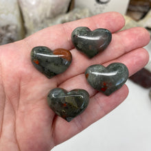 Load image into Gallery viewer, African Bloodstone Cartoon 1&quot; Hearts
