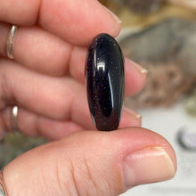 Load image into Gallery viewer, Blue Goldstone 1&quot; Hearts
