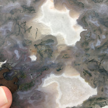 Load image into Gallery viewer, Green Moss Agate Un-Polished Rough Slice
