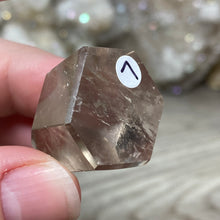 将图像加载到图库查看器中，Smoky Quartz Mini Tower #07 *chipped

