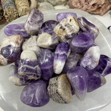 Load image into Gallery viewer, Chevron Amethyst Large Tumbles
