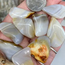 Load image into Gallery viewer, Banded Agate Small Tumbles
