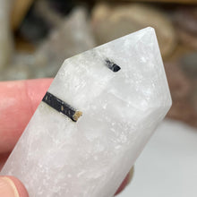 Carica l&#39;immagine nel visualizzatore di Gallery, Black Rutilated Quartz Point #06
