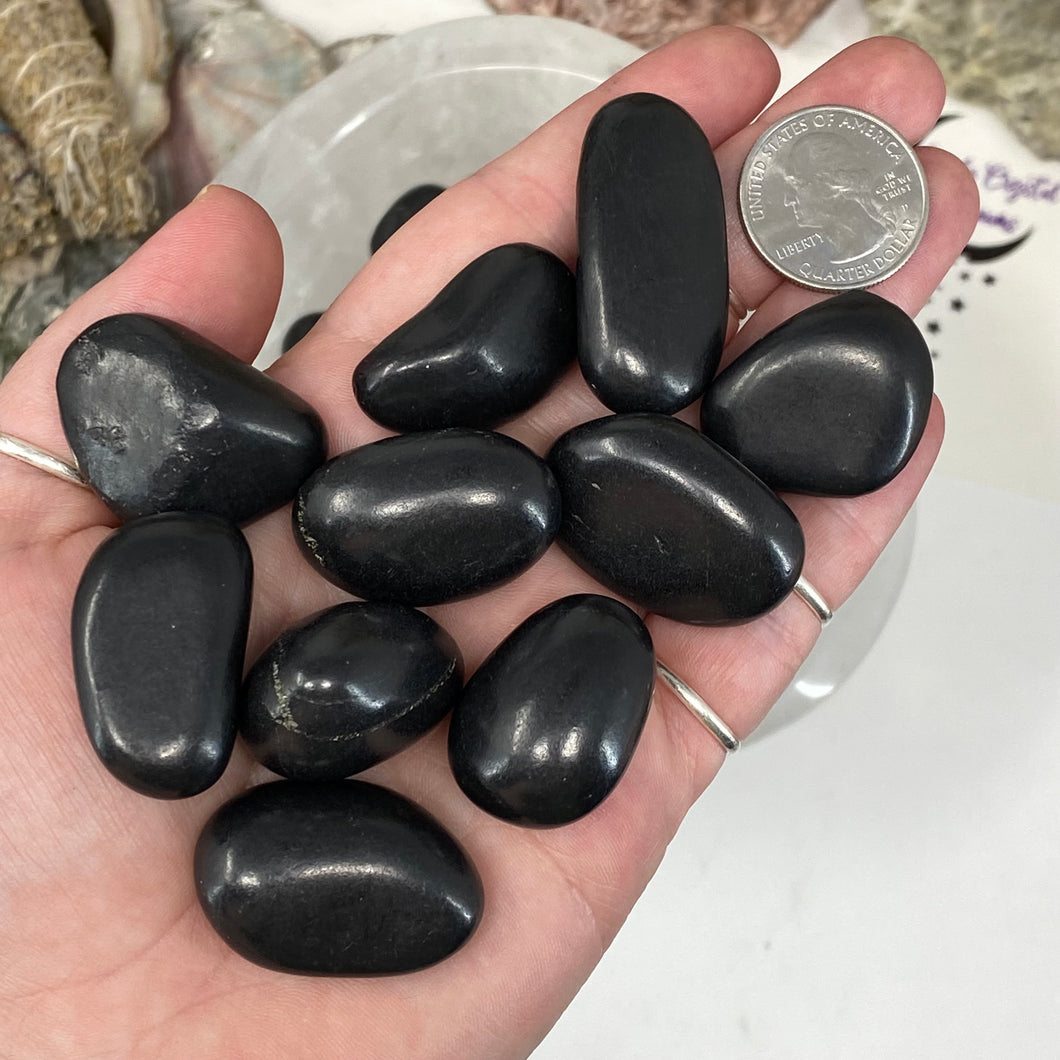 Shungite Medium Tumbles