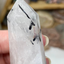 Carica l&#39;immagine nel visualizzatore di Gallery, Black Rutilated Quartz Point #11
