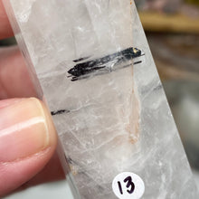 Carica l&#39;immagine nel visualizzatore di Gallery, Black Rutilated Quartz Point #13
