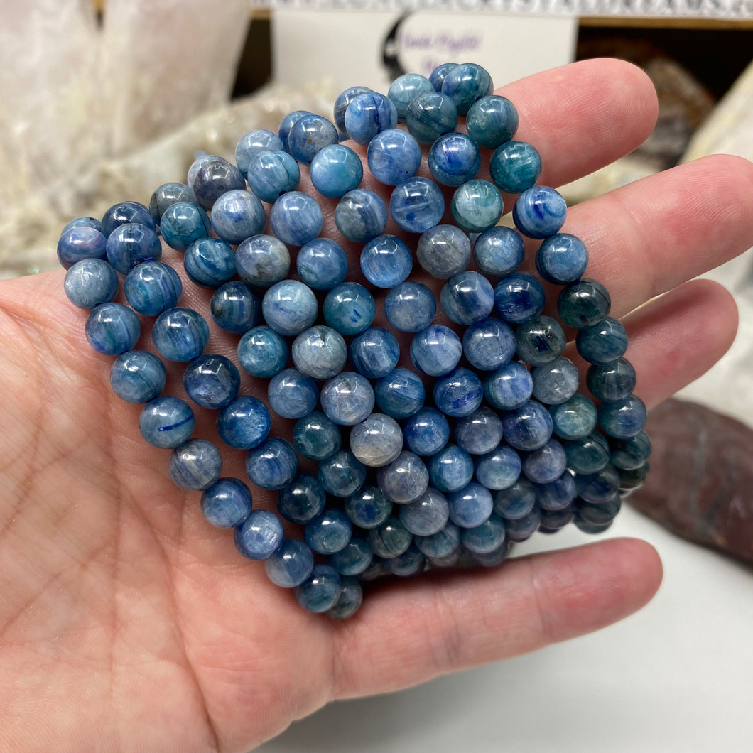 Blue Kyanite 7mm Stretch Bracelets