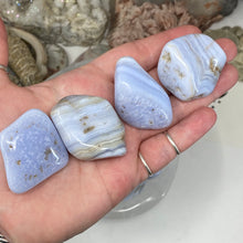 Load image into Gallery viewer, Blue Lace Agate X-Large Tumbles
