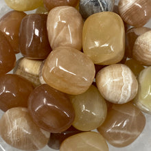 Load image into Gallery viewer, Honey Calcite 1&quot; Tumbles
