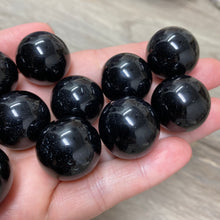 Load image into Gallery viewer, Black Obsidian 20-22mm Spheres
