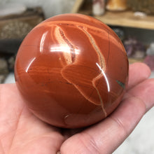 Bild in Galerie-Viewer laden, Red Jasper 56mm Sphere
