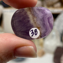 Load image into Gallery viewer, Fluorite 1&quot; Coin Size Pocket Stone
