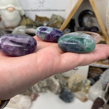 Load image into Gallery viewer, Fluorite 40mm Hearts
