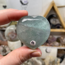 Load image into Gallery viewer, Fluorite 40mm Hearts
