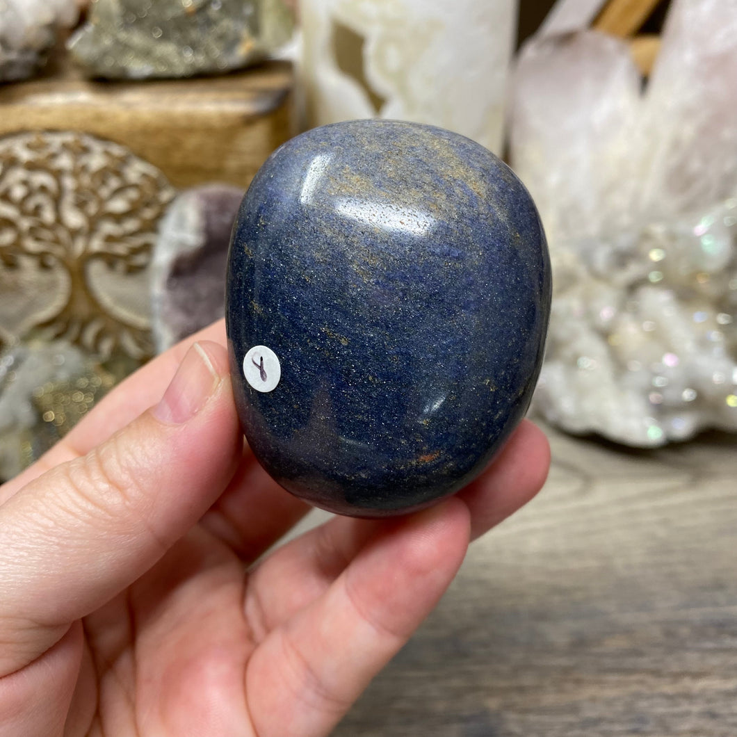 Lazulite Palm Stone #08