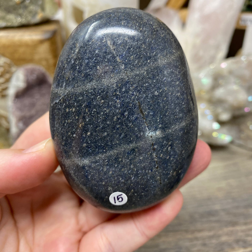 Lazulite Palm Stone #15